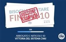 SCONTO IN FATTURA ABROGATO IN SENATO, UNA VITTORIA DELL’ARTIGIANATO E DI CNA